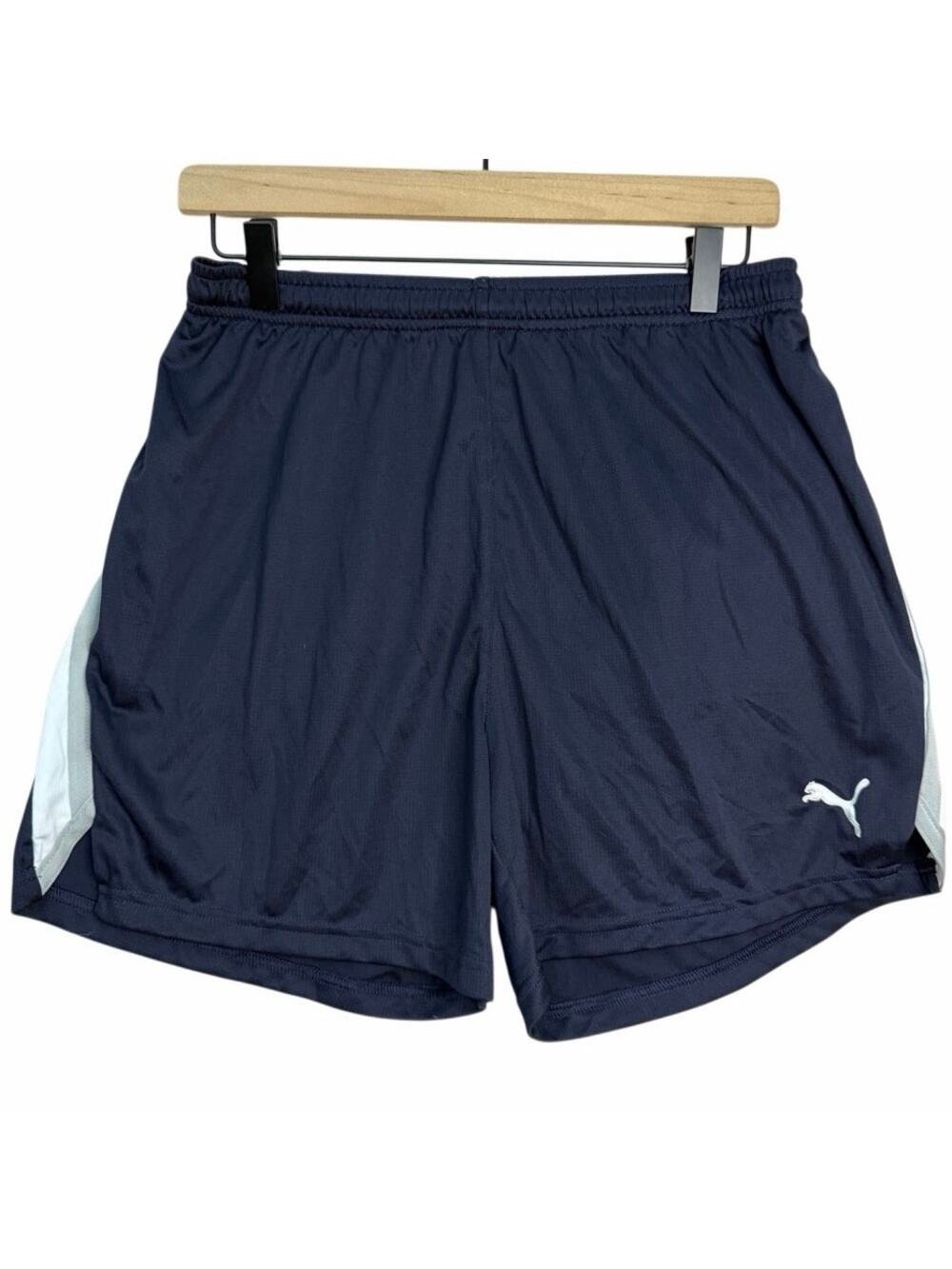 Puma Logo Shorts Athletic Soccer Basketball Lightweight Gym Training Mens Small